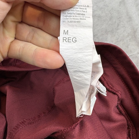 Fabletics Scrub Pants Womens M Regular Red Maroon On Call 29" Inseam - Picture 3 of 8